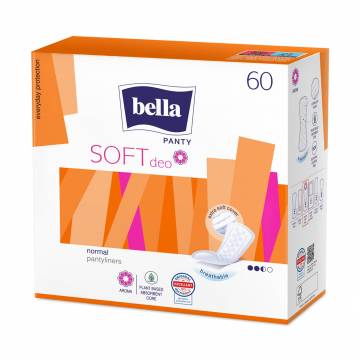 Ежедневные прокладки Bella Panty Soft Deo Fresh, 60 шт Ежедневные прокладки Bella Panty Soft Deo Fresh, 60 шт