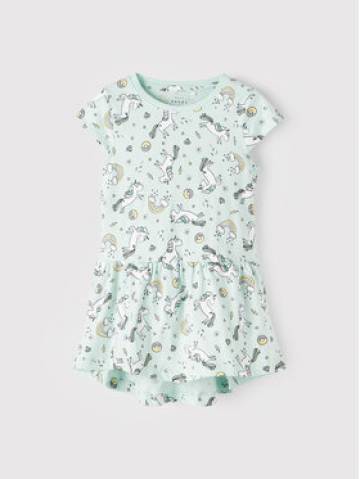 NAME IT Повсякденна сукня 13202912 Зелений Regular Fit