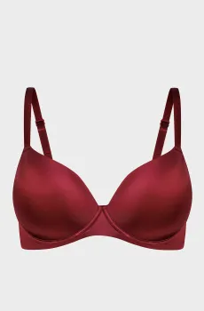 Женский бордовый бюстгальтер Memory foam Бордовый 90B brabrabra SLZ24201348