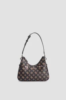 Женская темно-коричневая сумка Коричневый ONESIZE Guess HWPG92.26020;MLO