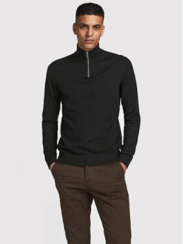 Jack&Jones Светр Emil 12189339 Чорний Regular Fit Jack&Jones Светр Emil 12189339 Чорний Regular Fit