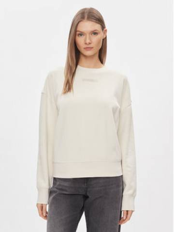 Calvin Klein Світшот Micro Logo K20K206630 Écru Regular Fit Calvin Klein Світшот Micro Logo K20K206630 Écru Regular Fit