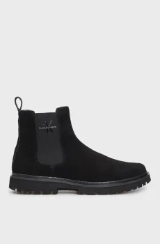 Мужские черные замшевые челси EVA BOOT MID CHELSEA ICONIC DR Черный 42 Calvin Klein YM0YM01080