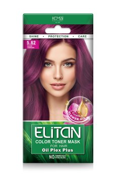 Тонирующая маска для волос Elitan Color Toner Mask 5.62 Черная смородина, 30 мл