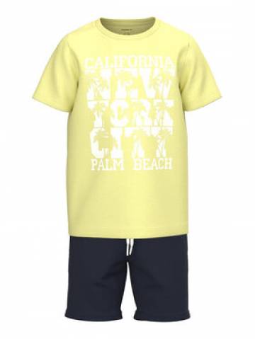 NAME IT Набір футболка і спортивні шорти 13213261 Жовтий Regular Fit NAME IT Набір футболка і спортивні шорти 13213261 Жовтий Regular Fit