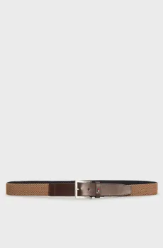 Мужской двусторонний ремень DENTON ELASTIC REV 3.5 Разноцветный 105 Tommy Hilfiger AM0AM13376
