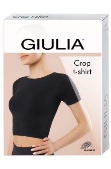 Укороченная футболка женская Giulia Crop T-Shirt, Poppy Seed, размер L/XL