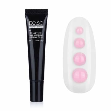 3-D гель для дизайна ногтей Be.Se Professional Color 03 Розовый, 8 г 3-D гель для дизайна ногтей Be.Se Professional Color 03 Розовый, 8 г