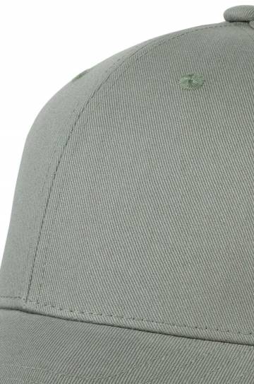 Хлопковая кепка Tous Motif цвет зелёный однотонная Хлопковая кепка Tous Motif цвет зелёный однотонная