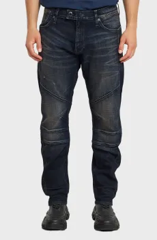 Мужские темно-синие джинсы Moto Cross Синий 36-34 G-Star RAW D25364,C051