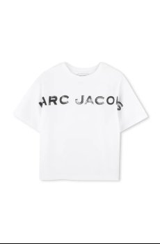 Детская хлопковая футболка Marc Jacobs