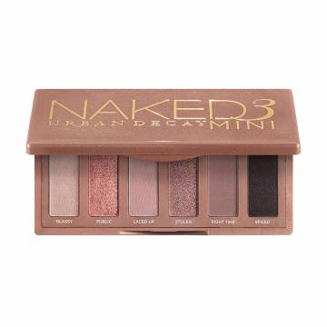 Палетка теней для век Urban Decay Naked3 Mini Soft Pink Eyeshadow Palette, 6 г Палетка теней для век Urban Decay Naked3 Mini Soft Pink Eyeshadow Palette, 6 г