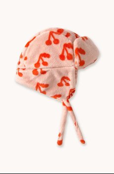 Детская шапка Tinycottons CHERRIES EARFLAP BEANIE