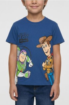 Бавовняна футболка з принтом Toy Story - mid blue