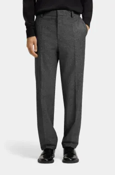 Мужские серые брюки Серый 52 HUGO 11158