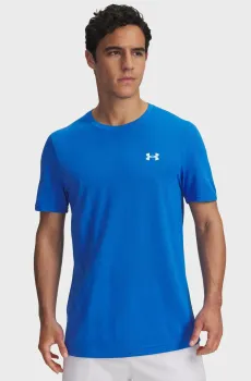 Мужская синяя футболка Vanish Seamless Novelty SS Синий XXL Under Armour 1388129-402