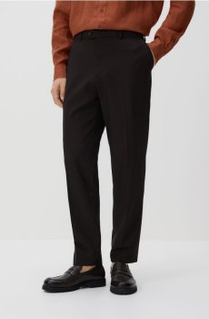 Reserved - Костюмні штани зі стрілками - темно коричневий - 845HO-89X