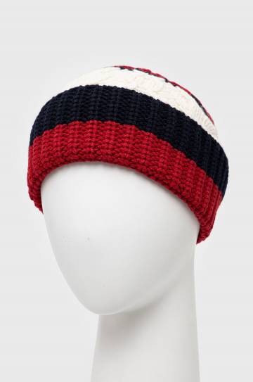 Шерстяная шапка Tommy Hilfiger шерсть Шерстяная шапка Tommy Hilfiger шерсть