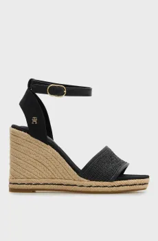 Женские черные босоножки ESPAD RAFFIA Черный 38 Tommy Hilfiger FW0FW09471