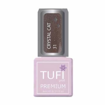 Гель-лак для ногтей Tufi Profi Premium Crystal Cat 31 Циркон, 8 мл Гель-лак для ногтей Tufi Profi Premium Crystal Cat 31 Циркон, 8 мл