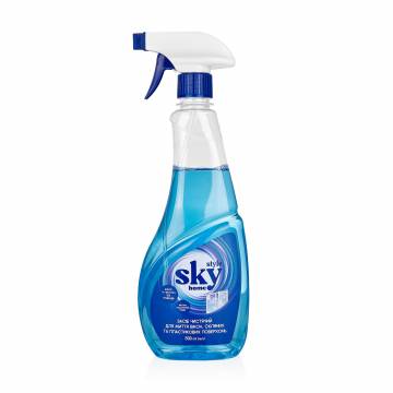 Средство для мытья окон и пластиковых поверхностей Sky Style, 500 мл Средство для мытья окон и пластиковых поверхностей Sky Style, 500 мл