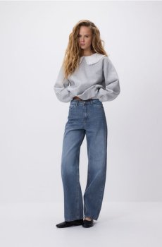 Reserved - Джинси широкого крою - indigo jeans - 125IL-57J