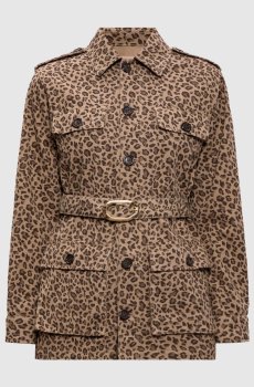 Куртка в леопардовый принт