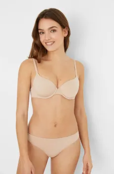 Женские бежевые трусики Бежевый M womensecret 4302077