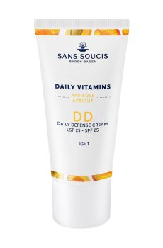 DD-крем для лица Sans Soucis Daily Vitamins Apricot DD Daily Defense Cream, SPF 25, Light, 30 мл