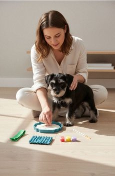 Набір для відбитка лапки домашнього улюбленця - різнобарвний