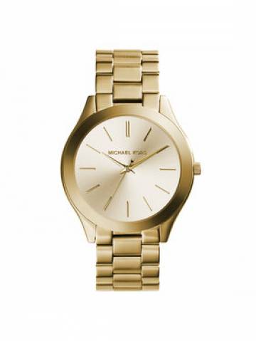 Michael Kors Годинник Slim Runway MK3179 Золотий Michael Kors Годинник Slim Runway MK3179 Золотий