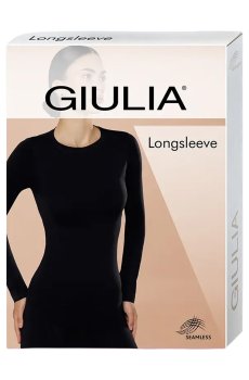 Бесшовный базовый женский лонгслив Giulia Longsleeve с круглым вырезом, 01 Grey, размер L/Xl