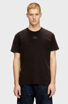 Мужская черная футболка NORM Черный XXL Diesel A20957 0QMBX