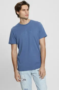 Мужская синяя футболка Синий S Guess M2BP47.K7HD0;G7HC