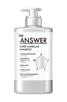 Ламеллярный шампунь для волос THE ANSWER Super Lamellar Shampoo, 400 мл