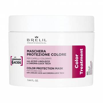 Маска Brelil Color Treatment Color Protection Mask для окрашенных волос, 220 мл Маска Brelil Color Treatment Color Protection Mask для окрашенных волос, 220 мл