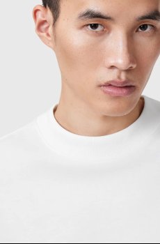 Хлопковая футболка AllSaints NERO