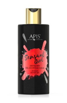 Уценка! Увлажняющий гель для душа Apis Natural Cosmetics Sensual Girl Shower Gel, 300 мл