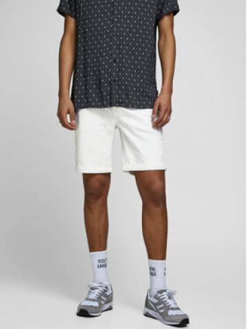 Jack&Jones Джинсові шорти Jpstrick 12258430 Білий Regular Fit Jack&Jones Джинсові шорти Jpstrick 12258430 Білий Regular Fit