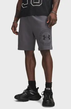 Мужские серые шорты UA Rival LW Graphic Shorts-GRY Серый XL Under Armour 6014689-025