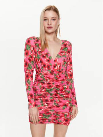 Kontatto Коктейльна сукня MG5004 Рожевий Slim Fit Kontatto Коктейльна сукня MG5004 Рожевий Slim Fit