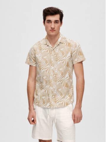 Selected Homme Сорочка 16079055 Бежевий Regular Fit Selected Homme Сорочка 16079055 Бежевий Regular Fit
