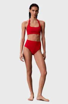 Женские красные моделирующие трусики от купальника BIKINI Красный XS Calvin Klein LV00Q61228