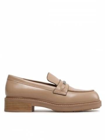 Calvin Klein Лофери Rubber Sole Loafer W/Hw HW0HW01791 Бежевий Calvin Klein Лофери Rubber Sole Loafer W/Hw HW0HW01791 Бежевий