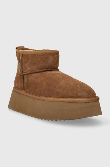 Замшевые сапоги Steve Madden Campfire цвет коричневый SM11002737 Замшевые сапоги Steve Madden Campfire цвет коричневый SM11002737