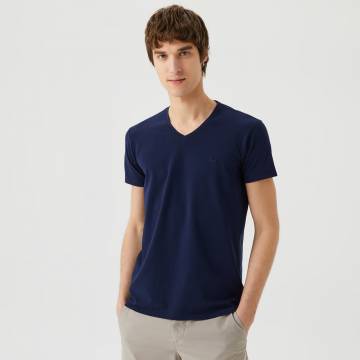 Lacoste футболка чоловіча з V-вирізом Lacoste футболка чоловіча з V-вирізом