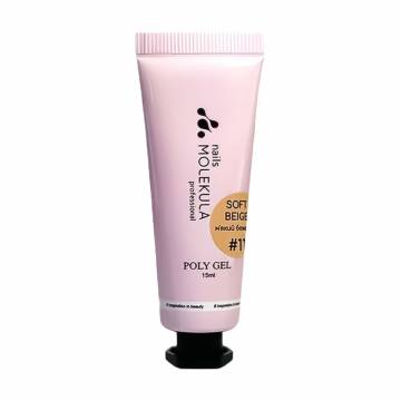 Полигель для ногтей Nails Molekula Professional Poly Gel 11 Soft Beige, 15 мл Полигель для ногтей Nails Molekula Professional Poly Gel 11 Soft Beige, 15 мл