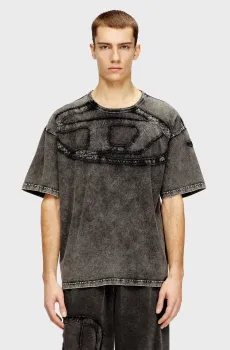 Мужская темно-серая футболка MAGLIETTA Серый S Diesel A19545 0HGBX