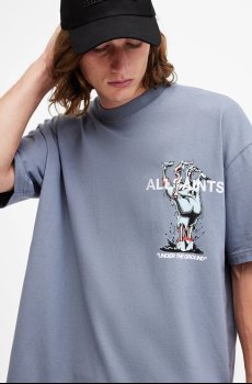 Хлопковая футболка AllSaints UNDERGANG