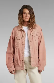 Женская розовая вельветовая куртка Oversized Western Розовый M G-Star RAW D22579,C436